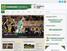 Tablet Screenshot of hammarbyhandboll.se